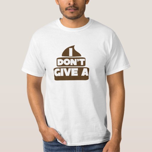 Ik geef geen POO T-shirt (Voorkant)