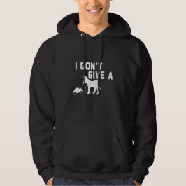 Ik geef geen Rat cadeau grappige Ezel, Dierengrap Hoodie