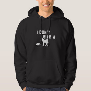 Ik geef geen Rat cadeau grappige Ezel, Dierengrap Hoodie