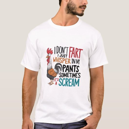 Ik geef geen scheten en fluister niet in mijn broe t-shirt (Voorkant)