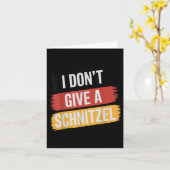 Ik geef geen schnitzel _1 kaart (Gele Bloem)