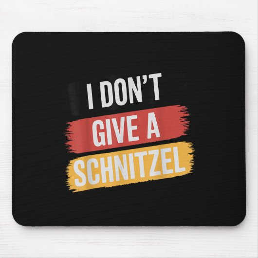 Ik geef geen schnitzel _1 muismat (Voorkant)