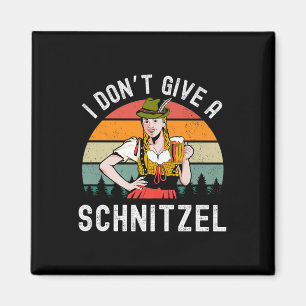 Ik geef geen Schnitzel bier Wurst Grappig Duits PR Magneet