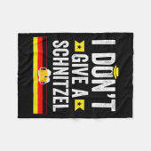 Ik Geef Geen Schnitzel Duits Fleece Deken (Voorkant (Horizontaal))