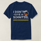 Ik geef geen Schnitzel-Duitse bier met schurst gra T-shirt (Design voorkant)