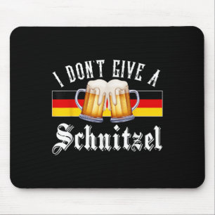 Ik geef geen Schnitzel Duitsland Vlag Mannen Vrouw Muismat