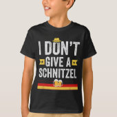 Ik geef geen Schnitzel Funny Duits T-shirt (Voorkant)