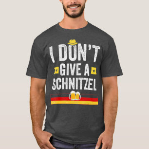 Ik geef geen Schnitzel Funny Duits voor T-shirt