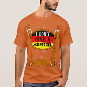 Ik geef geen Schnitzel Funny Oktoberfest Lederho T-shirt