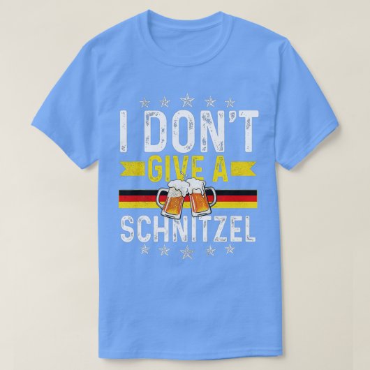 Ik geef geen Schnitzel grappig Duits cadeau voor O T-shirt (Design voorkant)