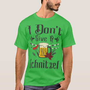 Ik geef geen Schnitzel Oktoberfest Beer Festival T-shirt