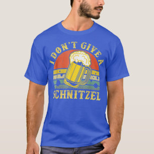 Ik geef geen Schnitzel Oktoberfest Duitse bier T-shirt