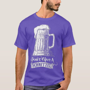 Ik geef geen Schnitzel Oktoberfest Duitsland bier T-shirt