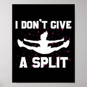 Ik Geef Geen Spagaat Grappige Flyer Cheerleading C Poster