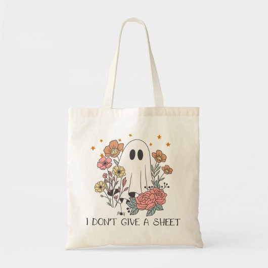 Ik geef geen vel Halloween Tote Bag (Voorkant)