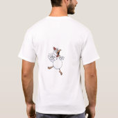 Ik geef geen vliegende klap. t-shirt (Achterkant)