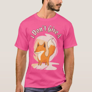 Ik geef geen vos rode vos t-shirt