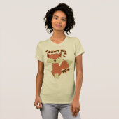 Ik geef geen vos t-shirt (Voorkant volledig)
