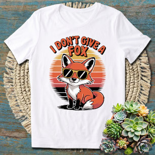 Ik Geef Geen Zak Om Een Vos - Grappige Sarcastisch T-shirt