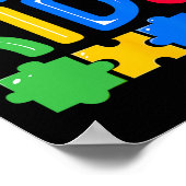 Ik geef Geweldige Kinder les - Autisme Speciaal On Poster (Hoek)