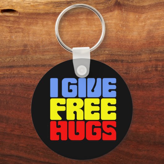 Ik geef gratis handschoenen sleutelhanger (Voorkant)