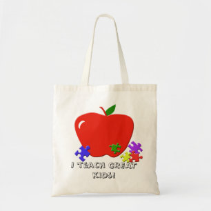 Ik geef GREAT Kinderen les.  canvas tas