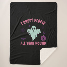 Ik geef het hele jaar door mensen sherpa deken