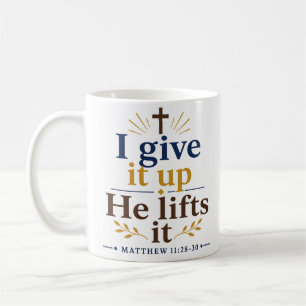 Ik Geef Het Op, Hij Tilt Het Christelijke Hoop Cit Koffiemok