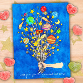 Ik geef je de maan en het sterren briefkaart