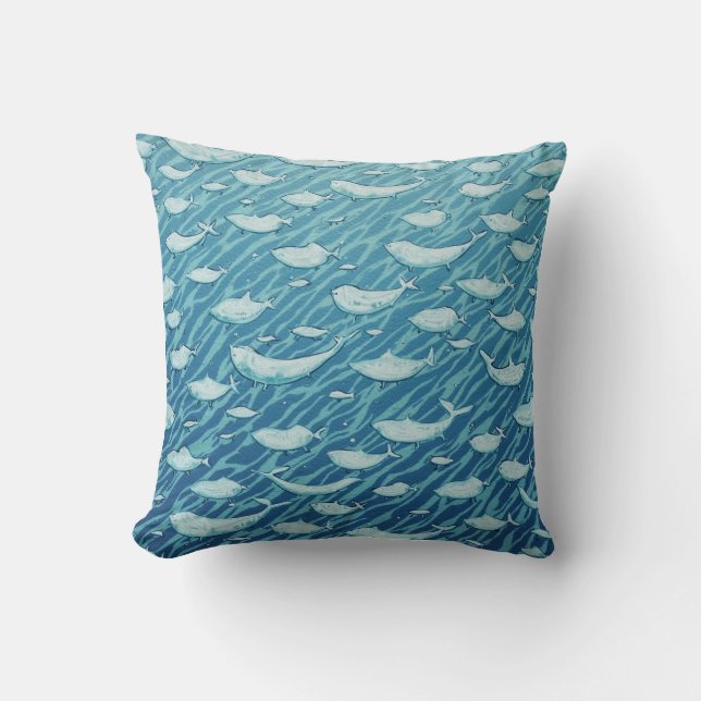Ik geef je de oceaan als geschenk. kussen (Voorkant)
