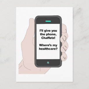 Ik geef je de telefoon, waar is mijn gezondheidszo briefkaart