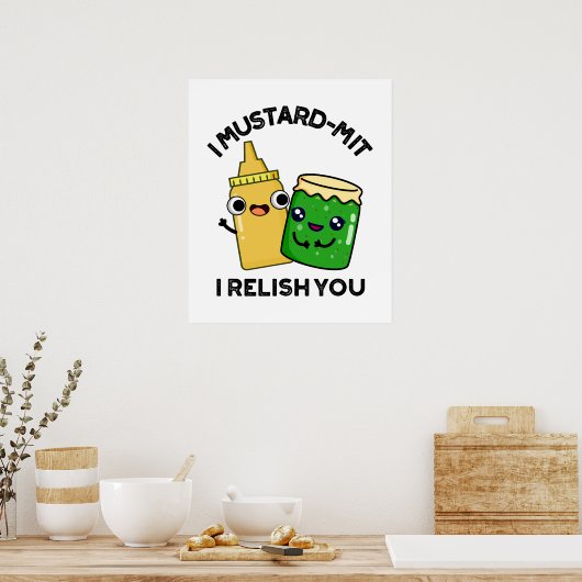 Ik geef je een grappige conditio pun. poster (Keuken)