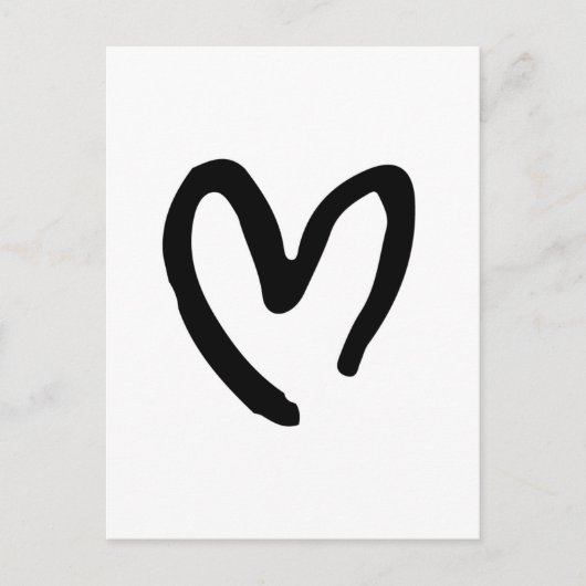 Ik geef je hart briefkaart (Voorkant)