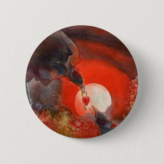 Ik geef je mijn hart ronde button 5,7 cm (Voorkant)