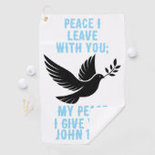 Ik geef je mijn vrede golfhanddoek (Insitu)