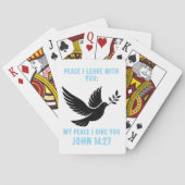 Ik geef je mijn vrede pokerkaarten (Achterkant)