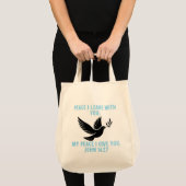 Ik geef je mijn vrede tote bag (Voorkant (product))