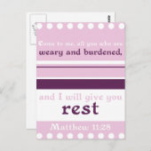 Ik geef je rust briefkaart (Voorkant / Achterkant)