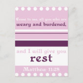 Ik geef je rust briefkaart (Voorkant)