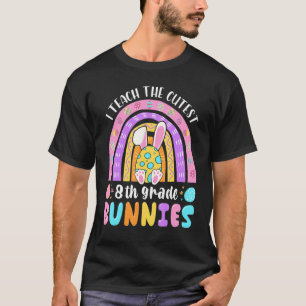 Ik geef les aan de beste 8-de-graad bunnies leraar t-shirt