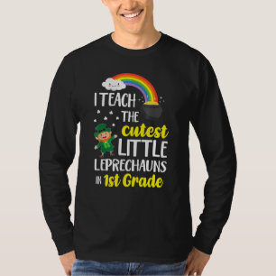 ik geef les aan de kleinste leprechaunes 1e klas p t-shirt