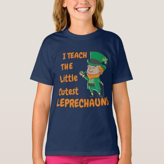 Ik geef les aan de Schattigee kleine Leprechaun, S T-shirt (Voorkant)