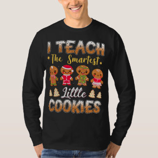 Ik geef les aan de Smart Cookies Gingerbread Xmas T-shirt