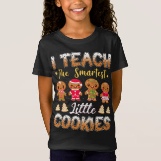 Ik geef les aan de Smart Cookies Gingerbread Xmas T-shirt