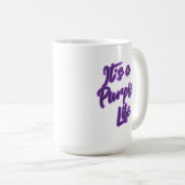 Ik geef les, dus ik drink koffie koffiemok (Voorkant rechts)