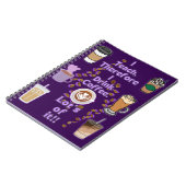 Ik geef les, dus ik drink koffie notitieboek (Linkerzijde)