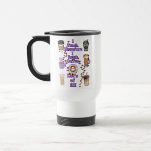 Ik geef les, dus ik drink koffie reisbeker