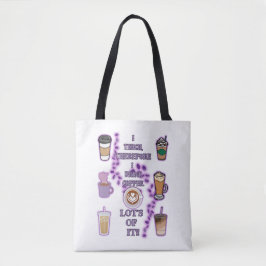 Ik geef les, dus ik drink koffie tote bag
