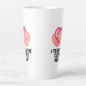 Ik geef les in de meest dunne harten latte mok (Voorkant)