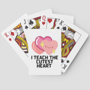 Ik geef les in de meest dunne harten pokerkaarten